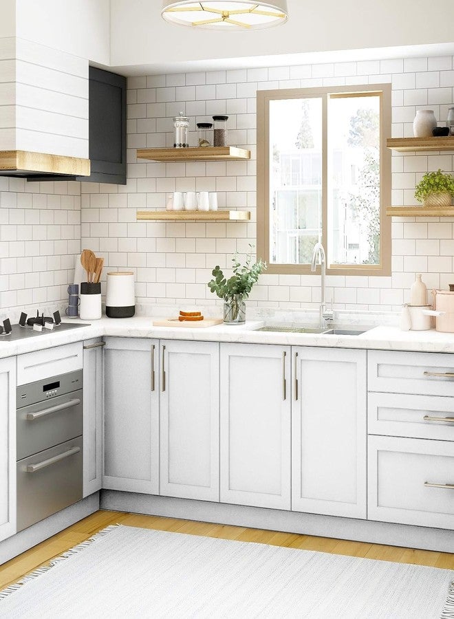 WALLFLY Wallpaper DIY White Decorative Matte | Cabinet for Kitchen Walls Furniture Counter Table Shelf Liner | Self-Adhesive Removable and Waterproof Wallpaper || (31 x 152.4 Cm, 5.09 ft²) - Image 3
